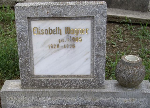 Kloos Elisabeth 1920-1986 Grabstein